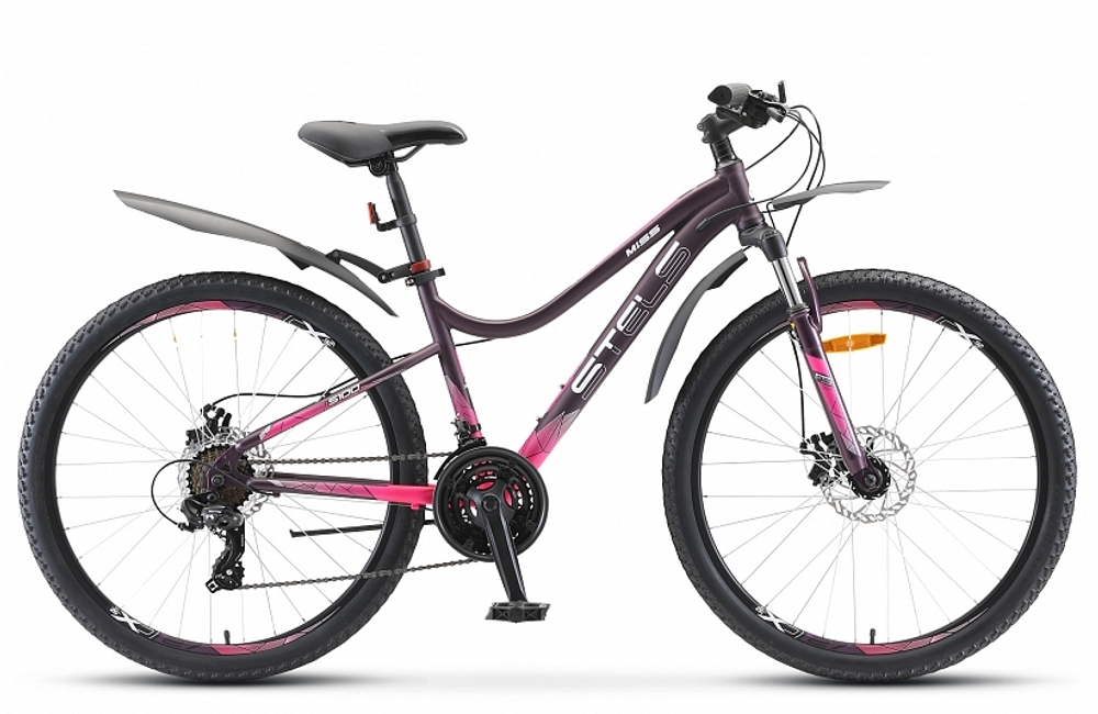 Велосипед 26" STELS Miss-5100 MD  V040 17 рама, светло-пурпурный