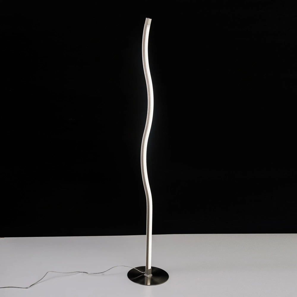 Citilux Гуффин CL804001 Торшер светодиодный с диммером Матовый Хром