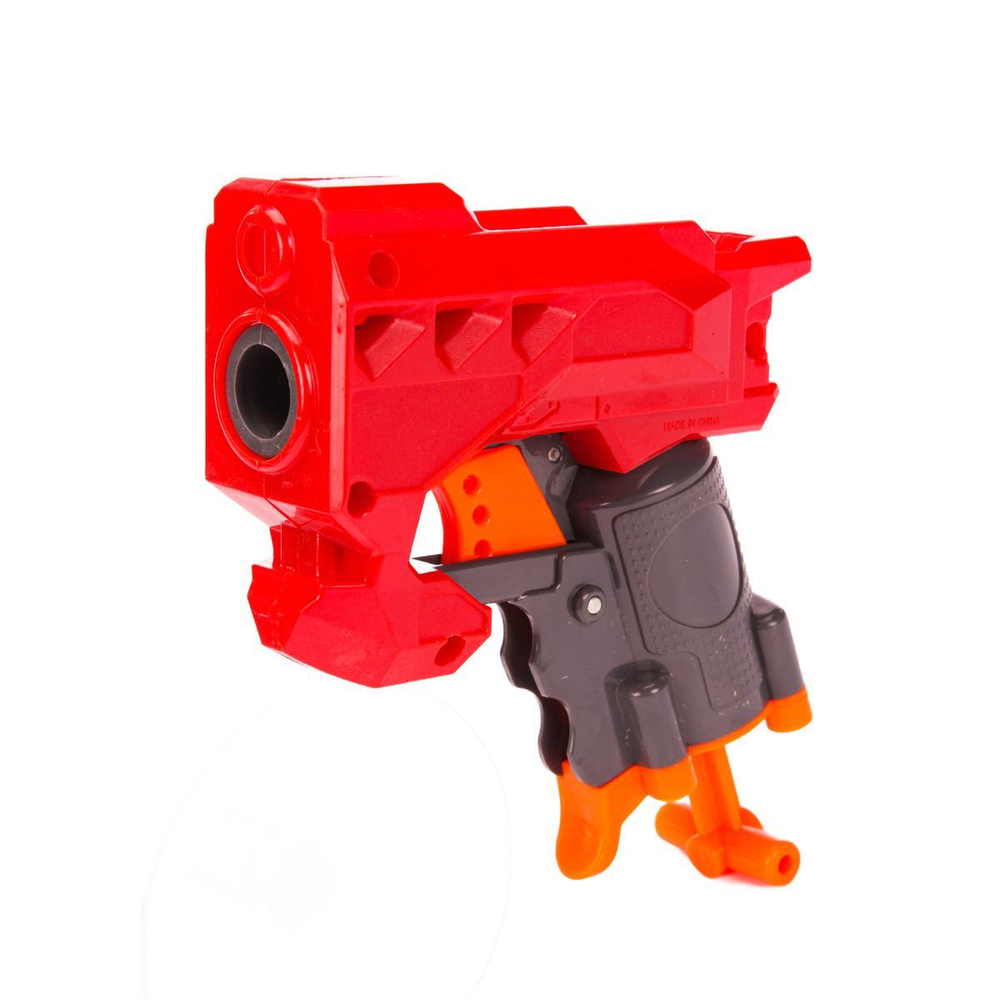 Пистолет с мягк.пулями, коробка 6011