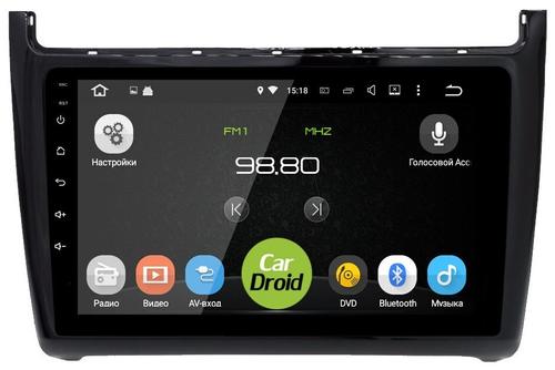 Магнитола для Volkswagen Polo 2009-2020 (черный/серебро) - Airok RM-3707 Android 12, SIM-слот