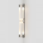 Wall design lamp  Loopi Double by Articolo Lighting (Silver)