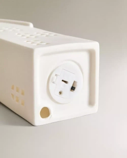 ZARA HOME КЕРАМИЧЕСКИЙ ОРНАМЕНТ В ФОРМЕ ДОМИКА НА РОЖДЕСТВЕНСКУЮ ТЕМАТИКУ