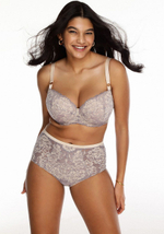 Бюстгальтер Vulcano с чашками на тонком поролоне (Размер: 75F) (Цвет: телесный)