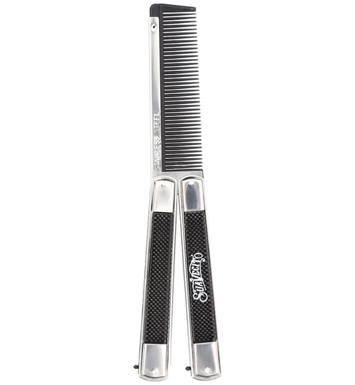 Расчёска-бабочка Suavecito Butterfly Switchblade Comb