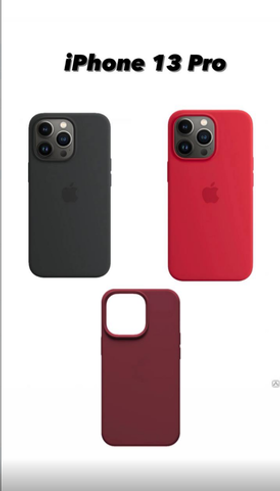 Чехол Питер Маркет, для iPhone 13 Pro, силиконовый, матовый, 3 шт.