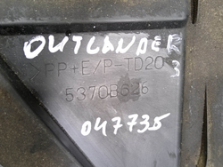 Пыльник переднего бампера Mitsubishi Outlander 3 12-23 Б/У Оригинал 5370B626