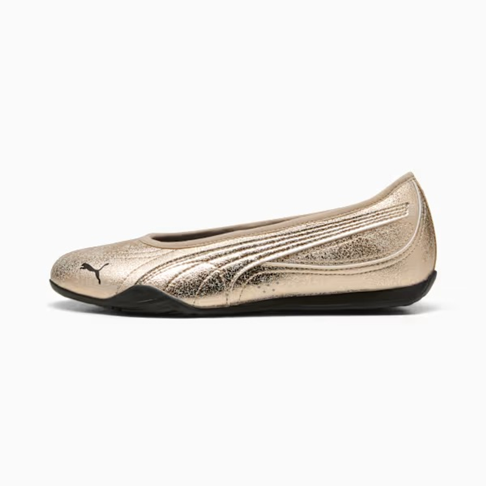 PUMA Кроссовки-балетки Catch Soleil Metallic Whisper, золотой