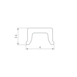 Экран ARH-MICRO-0510-2000 OPAL (Arlight, Пластик) 037600