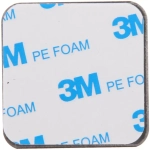 Крючок из нержавеющей стали на липкой основе 3М «БАСТОФ», форма квадрат, нагрузка до 5кг/4,5см