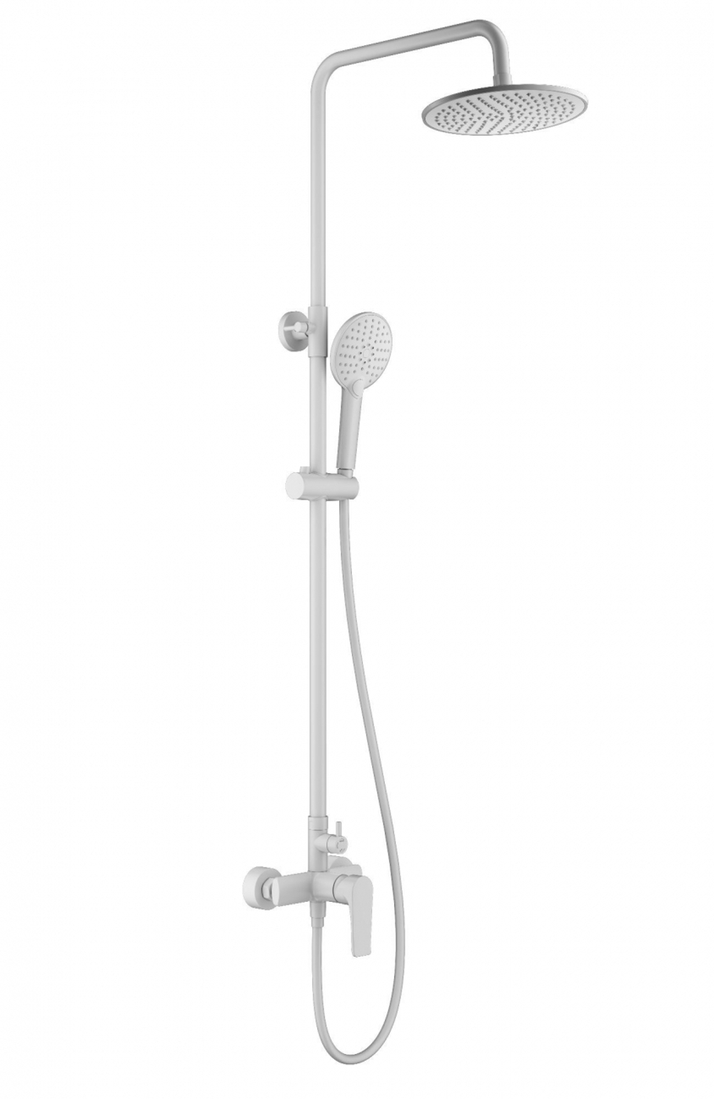 Душевая система WONZON & WOGHAND Blend, Белый матовый (WW-A30103-MW)