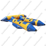 Двойной водный банан, "Синий" мест для посадки 4, без усиления