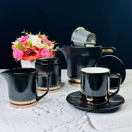 Lenardi 133-272 Чайный сервиз 15пр. 240 мл ЭЛЛАДА в под.уп.(х3)Фарфор