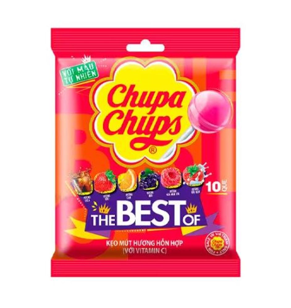 Леденцы Chupa Chups Lollipops Vitamin C 93гр