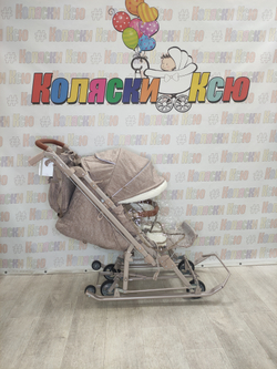 Санки-коляски "Ника детям 7-8K" бежевый