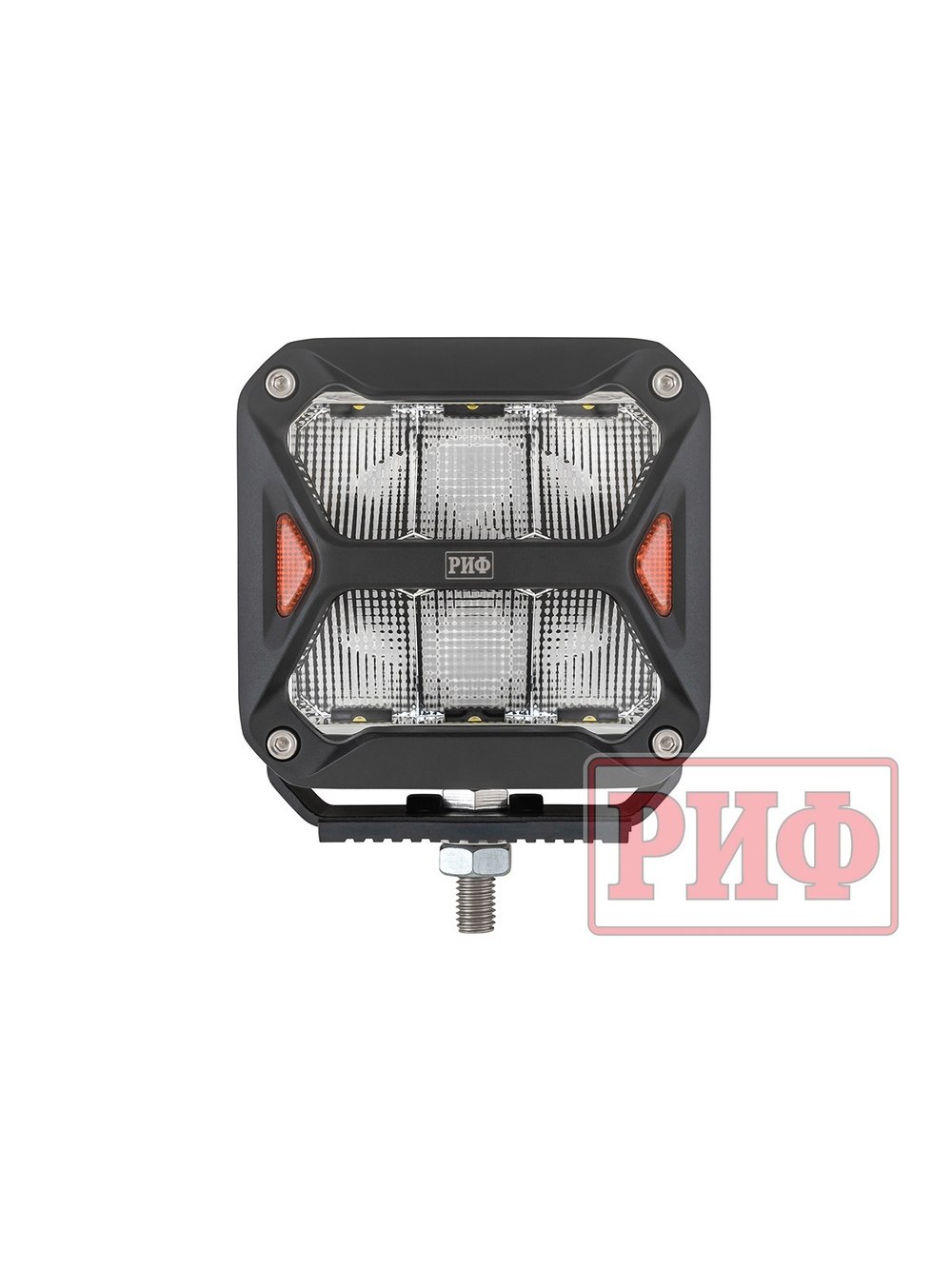 Светодиодная фара водительского света РИФ 107x102x86 мм 60W LED
