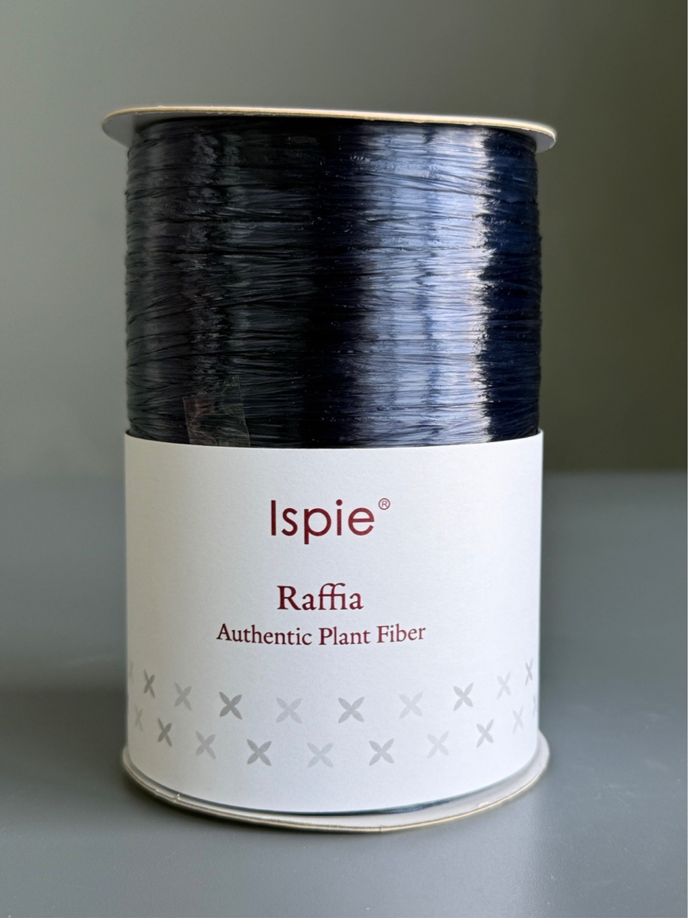 Пряжа ISPIE Raffia (7506201-262A/Синий жемчуг)