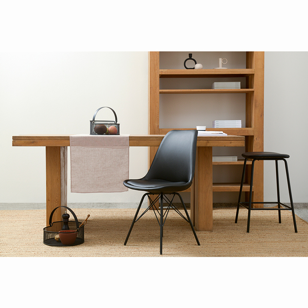 Корзина для хранения круглая ferrant, D30,2х12,8 см, черная