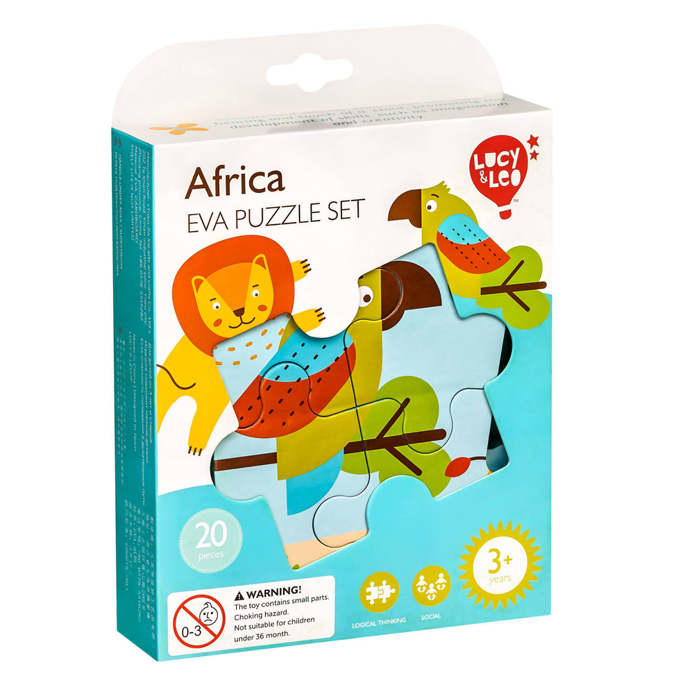 Пазл "Африка" LUCY&LEO Africa Eva Pazzle Set