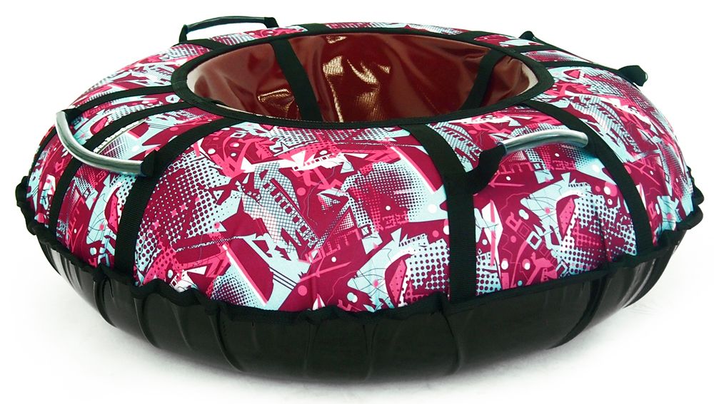 Тюбинг Hubster Фьюжн серый Экшн, бордовый