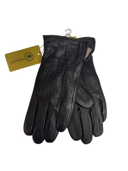 Перчатки. Мужские подростовые. Материал верха: Кожаные. Кожа оленя. Подклад: Трикотаж-шерсть. 5 шт в упаковке.