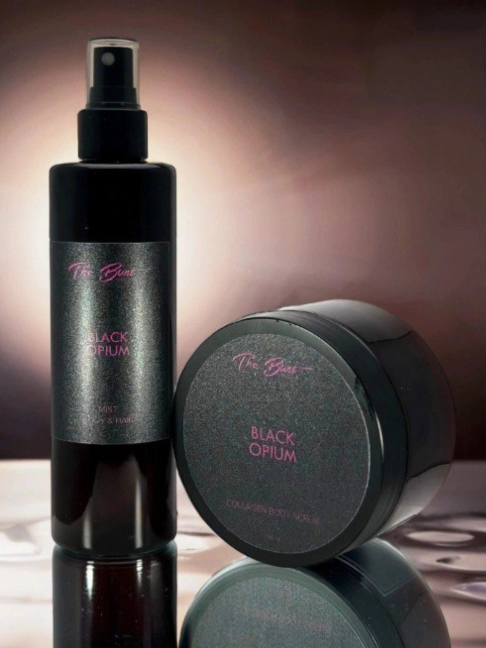 Коллагеновый гелевый скраб для тела Black Opium (бунт, Блэк Опиум), ТМ BUNT