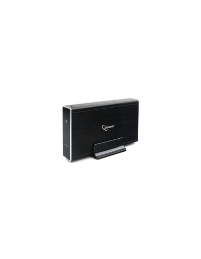 Gembird EE3-U3S-80 Внешний корпус 3.5" чёрный, USB 3.0, SATA, HDD/SSD, до 2 Тб, алюминий