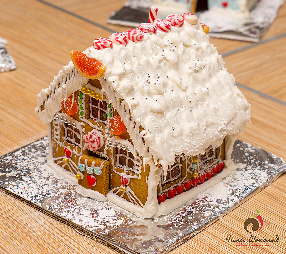 БОЛЬШОЙ ПРЯНИЧНЫЙ ДОМИК (21 см) - семейный мастер-класс-практика