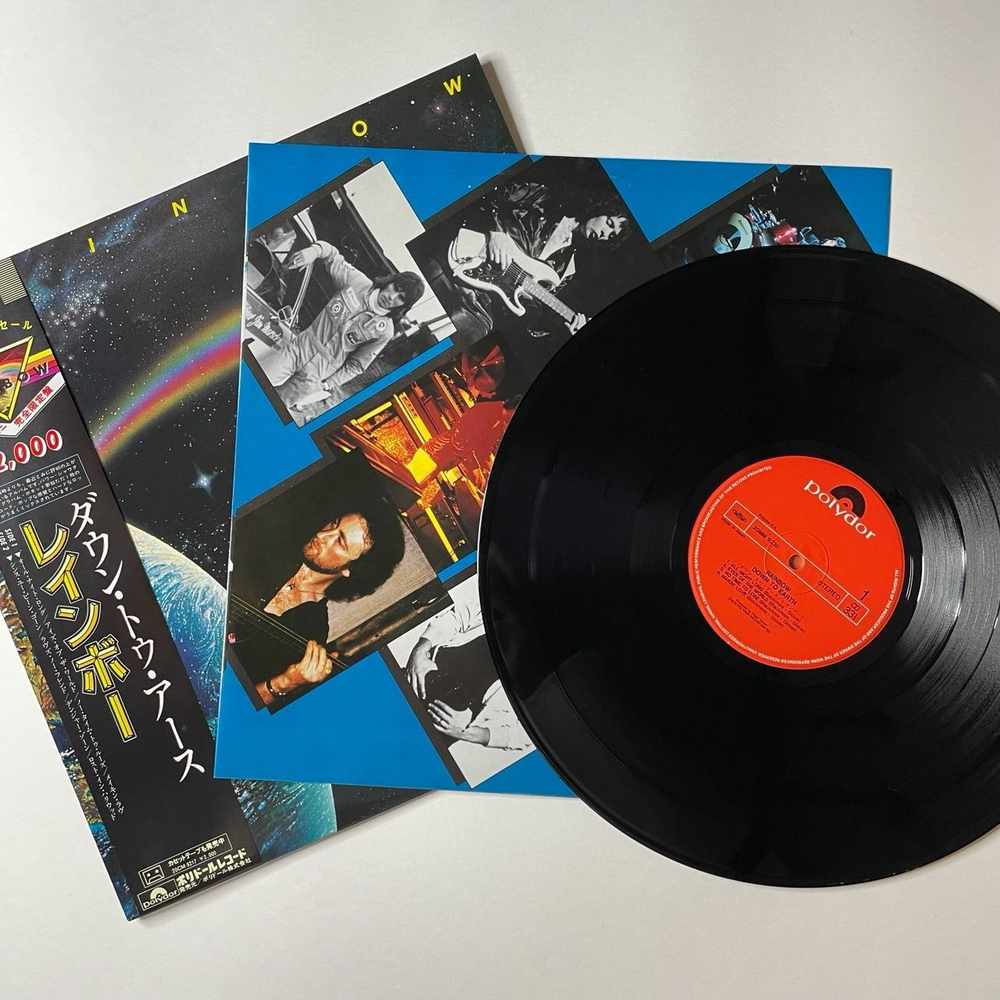 Винтажная виниловая пластинка LP Rainbow Down To Earth (Japan 1982) (Obi) No Time To Lose