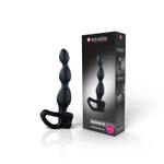 Черный массажёр простаты Big Bend-it - 18 см. (Цвет: черный)
