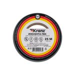 Изолента ПВХ 0,13х15мм, 25м, серая KRANZ