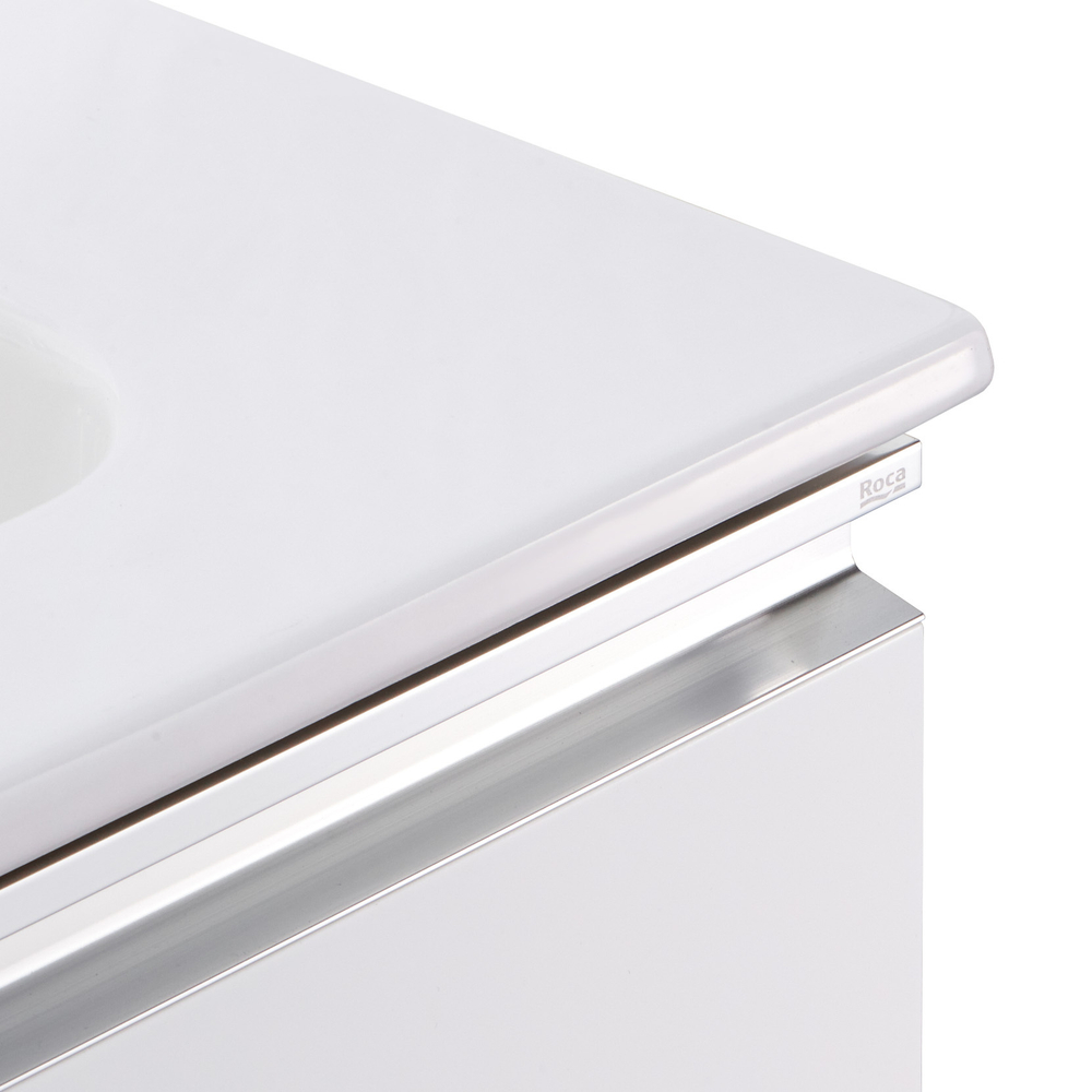 Тумба под раковину  Roca The Gap 60 см, 2 ящика, белый глянец  A857397806