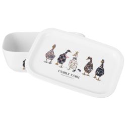 БЛЮДО С КРЫШКОЙ LEFARD "FAMILY FARM" ПРЯМОУГ. 25*17*7,5 СМ 1800 МЛ (КОР=8ШТ.)