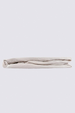 Сатиновая простынь на резинке EcoCotton 160х200 | бежевая
