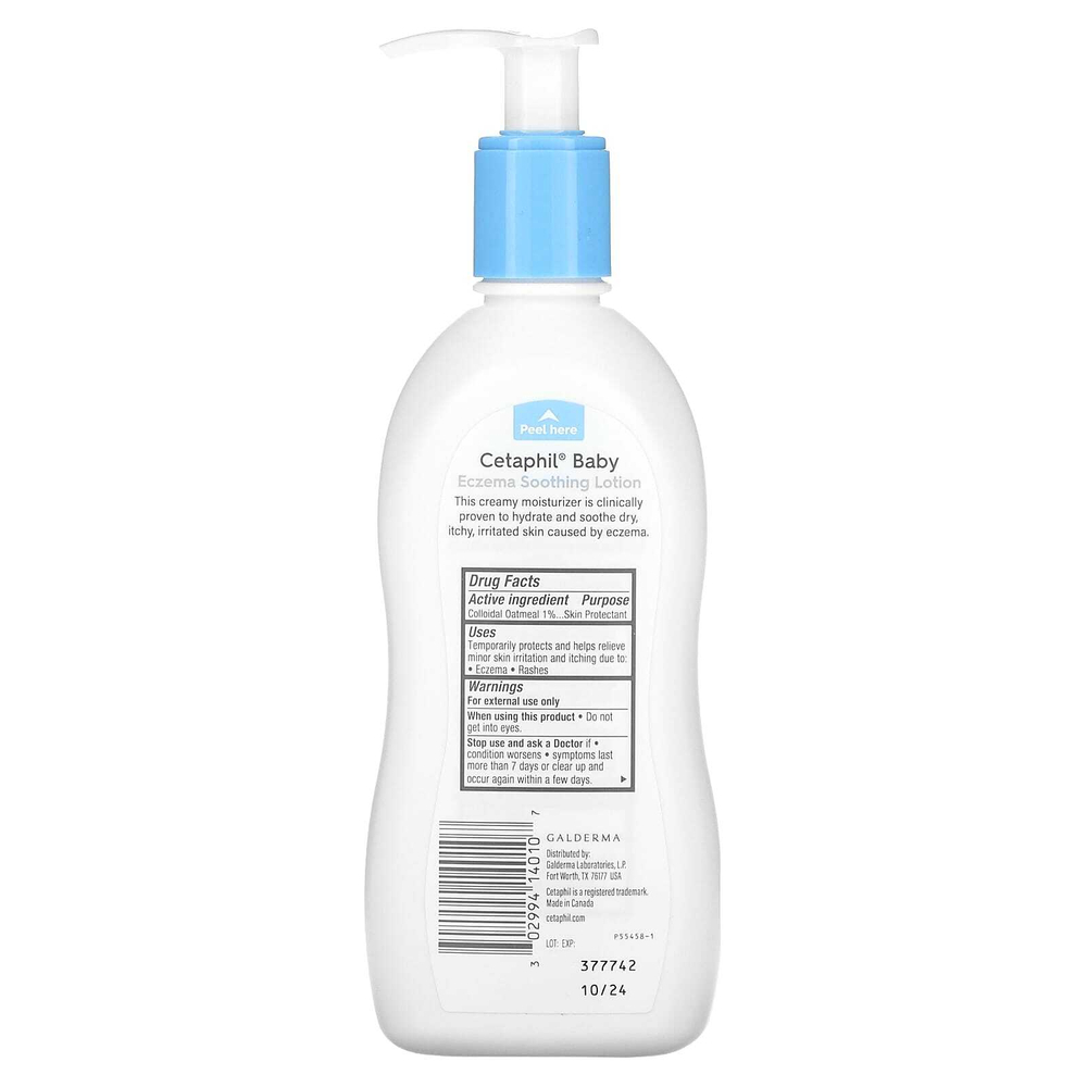 Cetaphil, Baby, Успокаивающий лосьон от экземы, 10 жидких унций (296 мл)