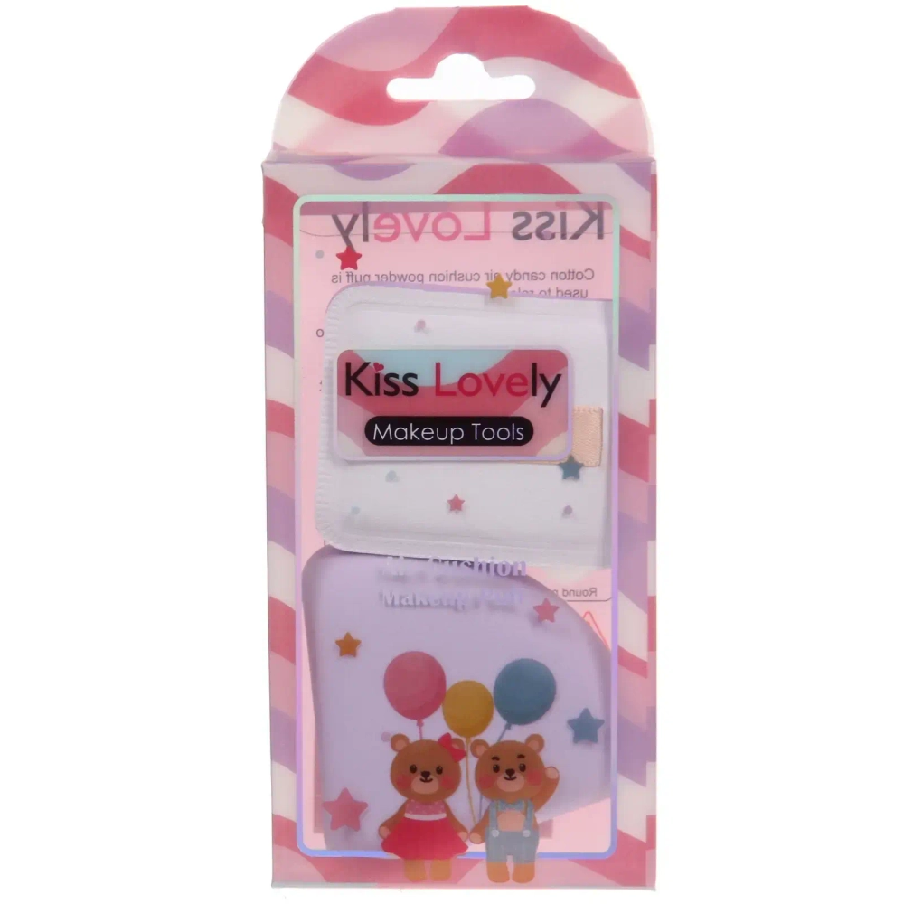 Спонжи для макияжа 2шт фигурные «FRIDA», мишки, цвет как на фото, 12*6,3см