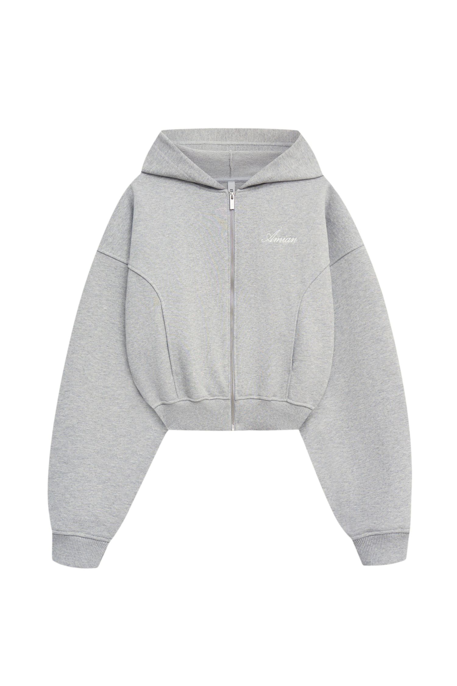 another zip худи, серый меланж