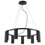 718097 Люстра ROMA 9х28W GU10 (led) ЧЕРНЫЙ