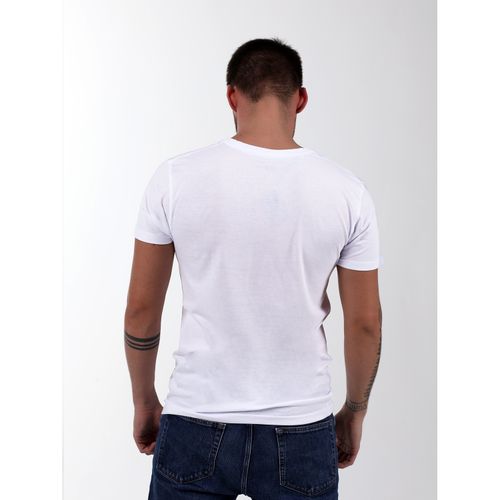 Мужская футболка белая с принтом Sergio Dallini SDT750-1