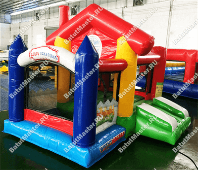 Детский надувной батут "Домик в деревне" 3*2.5*2.2 м