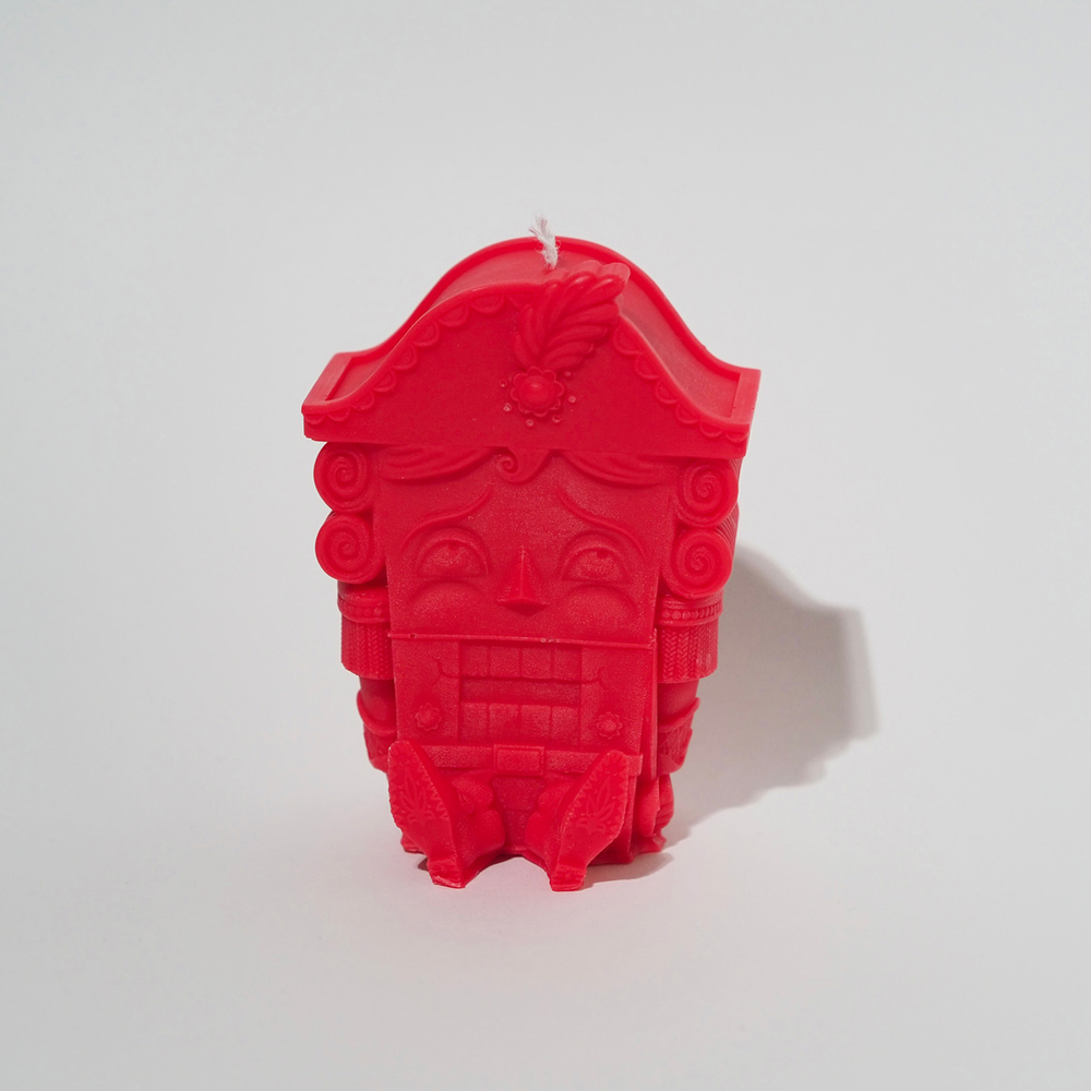 Свеча «Щелкунчик» красная