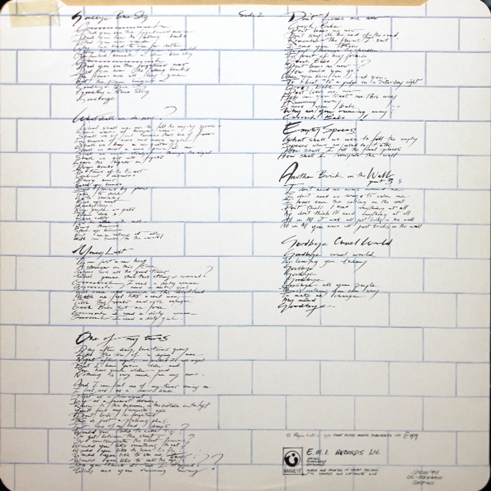 Pink Floyd / The Wall (2LP)