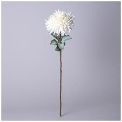 ЦВЕТОК ИСКУССТВЕННЫЙ АСТРА ДЛИНА=62СМ , ЦВЕТ БЕЛЫЙ МАЛ.УП.=18ШТ