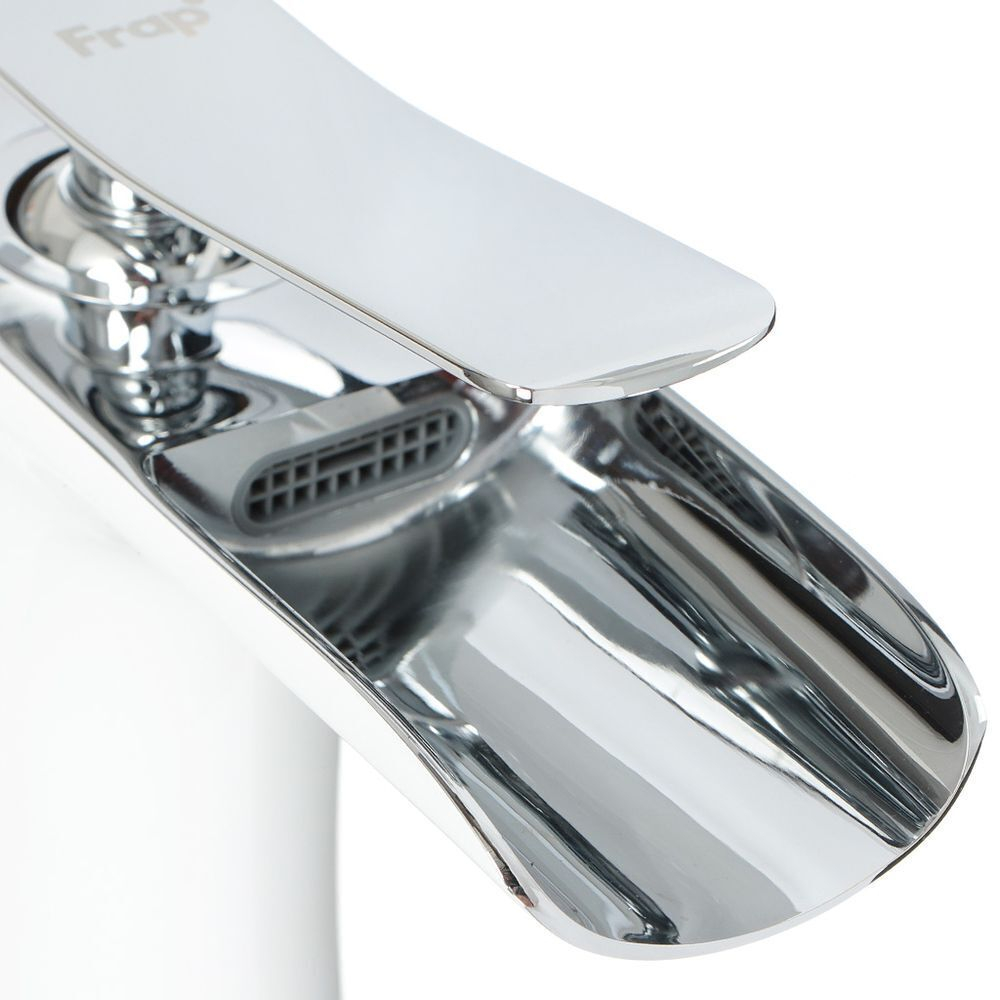 Смеситель для раковины, Frap, корот изл, с картриджем, бел, F1052-52