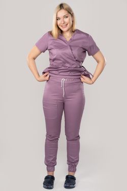 Костюм медицинский женский 386 ПЫЛЬНАЯ РОЗА