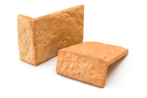 Плитка обл. кер. Рваный камень Макси Разноцвет угловая (180х123х52) 16шт./уп.