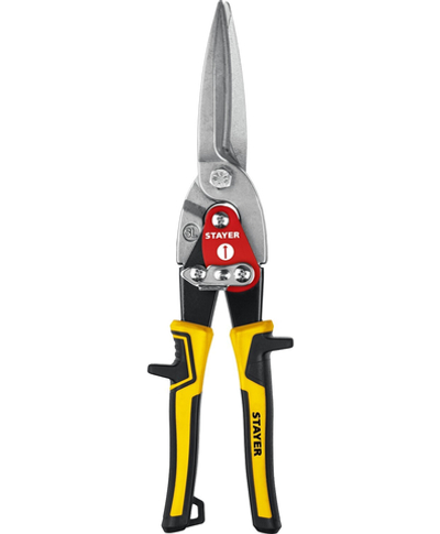 STAYER Cobra, 290 мм, прямые удлинённые ножницы по металлу (23055-29)