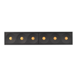 Светильник MAG-DARK-45-L200-6W Warm3000 (BK, 20 deg, 24V) (Arlight, IP20 Металл, 5 лет) 034996