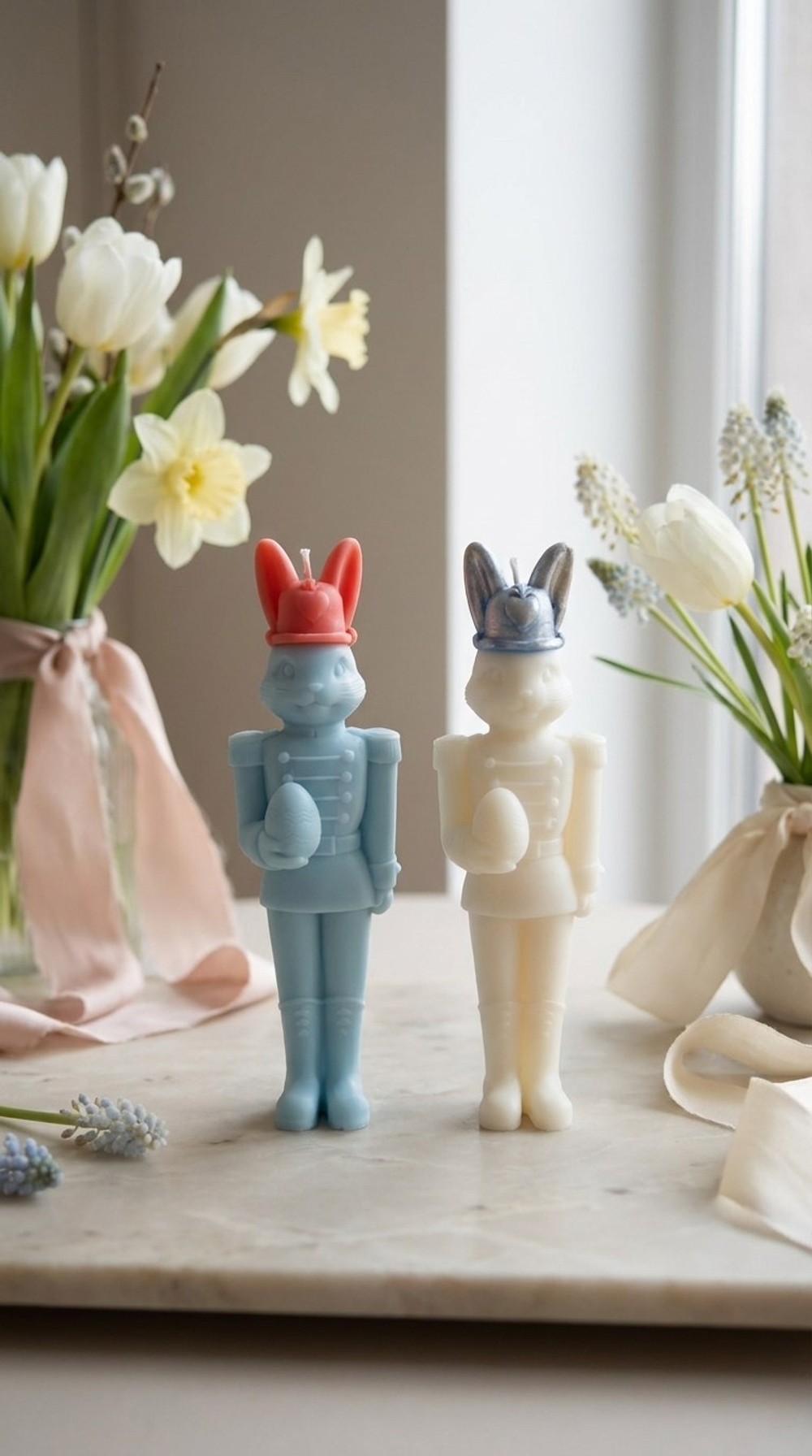 Свеча Заяц-солдатик пасхальный.