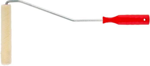 Валик-Мини Велюр  Бежевый 150мм, d15, d6, ворс 5мм, ручка удлин (100%шерсть) Black Edition/903-3150