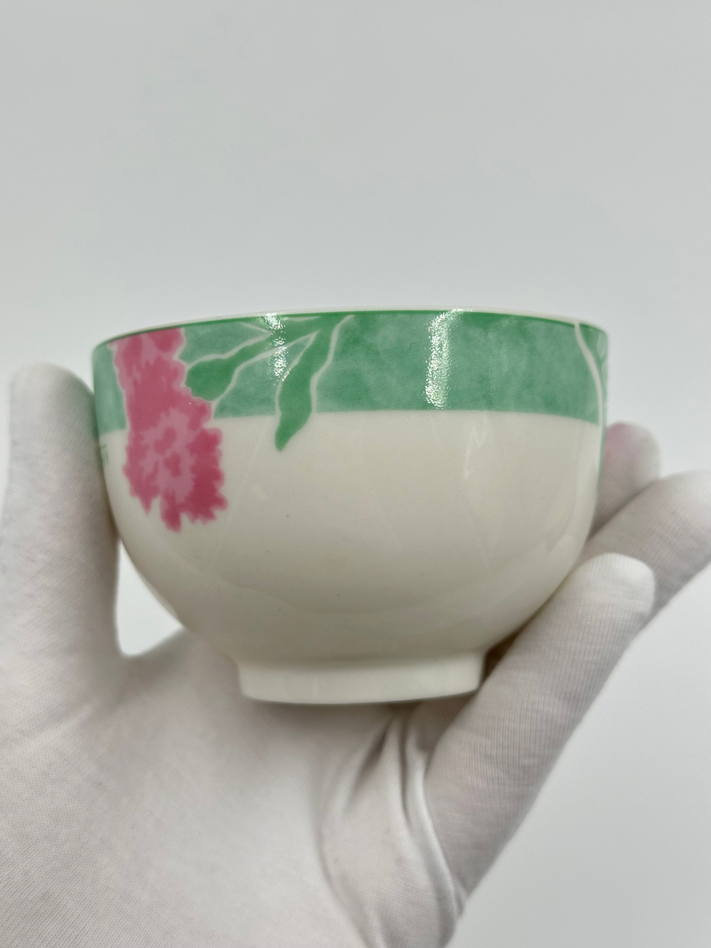 Пиала с зелёной каймой Givenchy by Yamaka